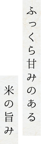 ふっくら甘みのある